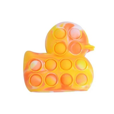Duck Silicone Push Pop Bubble Toy