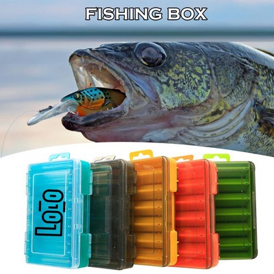 Double-Sided Fishing Tackle Box