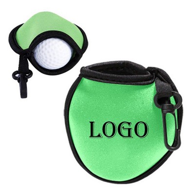 Portable Golf Ball Cleaner Pouch Washer Pocket Bag