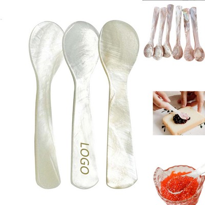 Long Handle Natural Shell Spoon
