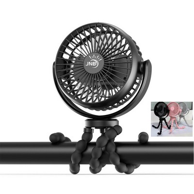 Stroller Fan Flexible Tripod Clip On