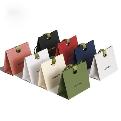 Paper Gift Bag with Ribbon Handles