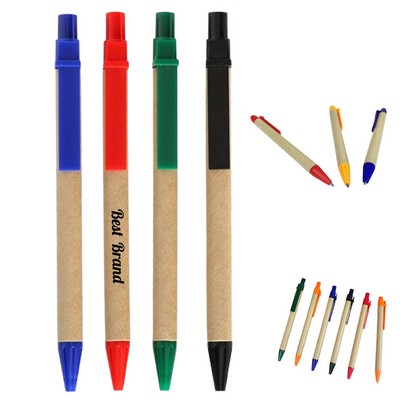 ABS Eco-Friendly Kraft Paper Shaft Pen