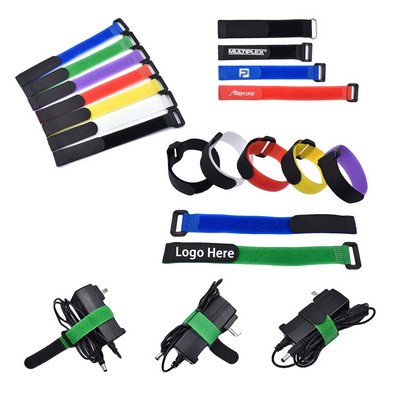 Custom Hook And Loop Cinch Straps Cable Organizer