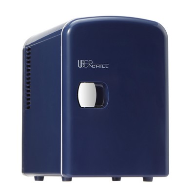 UBER Appliance Chill 6 Can Mini Fridge Blue