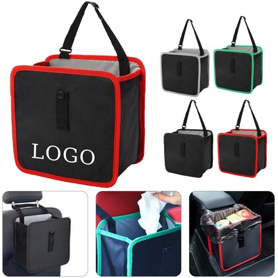Waterproof Car Seat Back Trash Bin and Organizer Bag