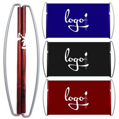 Personalized Retractable Handheld Flag Banner