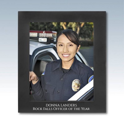 Black Anodized Aluminum 8"x 10" Photo Frame