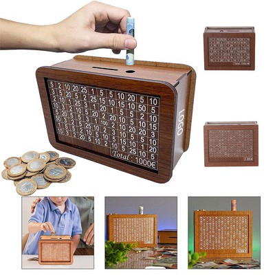 Eco-Friendly Wooden Money Keeper