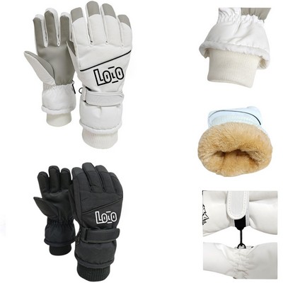 Touch Screen Gloves With Velvet Lining