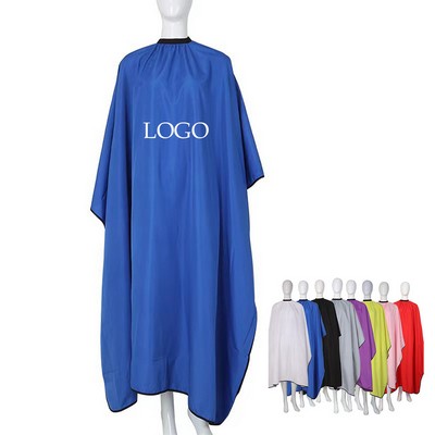 Professional Stain Resistant Hairdressing Cape With Welt Edges Full Coverage 56x63"