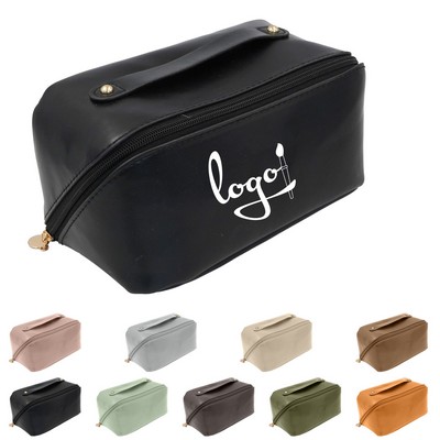 Portable PU Cosmetic Case Bag