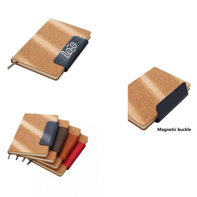 Magnetic buckle business notebook