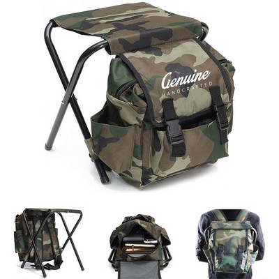 Foldable Camping Stool with Backpack