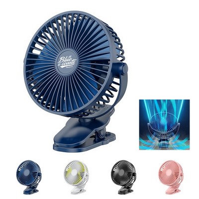 Mini LED Portable Fan