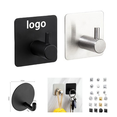 Custom Stainless Steel Adhesive Hook – Waterproof, Rust-Proof, No-Drill