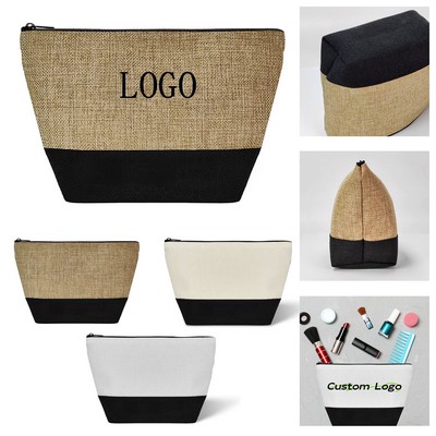 Sublimation Linen Cosmetic Bag