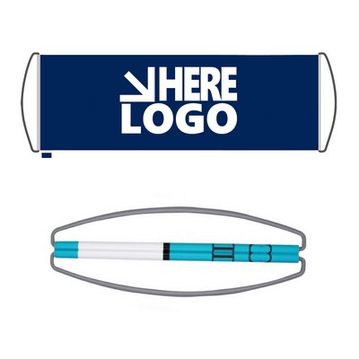 Full Color Rolling Banner Hand Flag