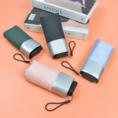 Compact 5-Fold Waterproof Mini Umbrella for Women