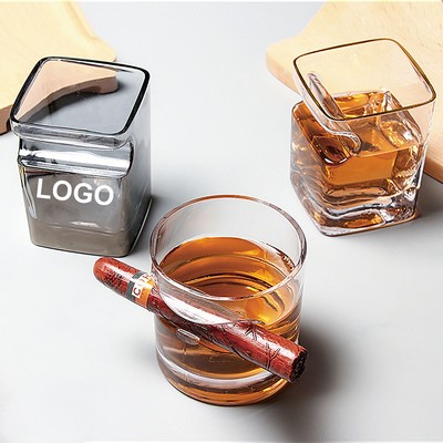Whiskey Crystal Cigar Glass
