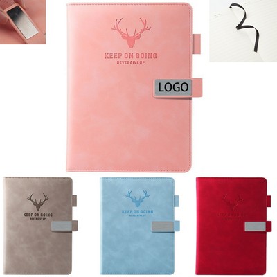 Embossed Buckle Closure A5 Notebook