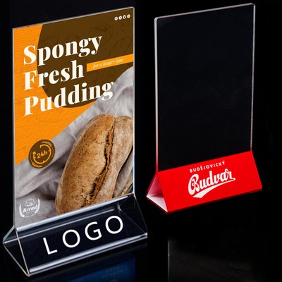 Acrylic Table Menu Holder Tents