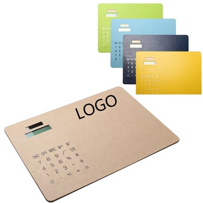 Solar Calculator Multifunctional Mouse Pad