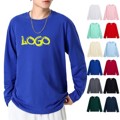 MOQ50 Cotton Long Sleeve Tee
