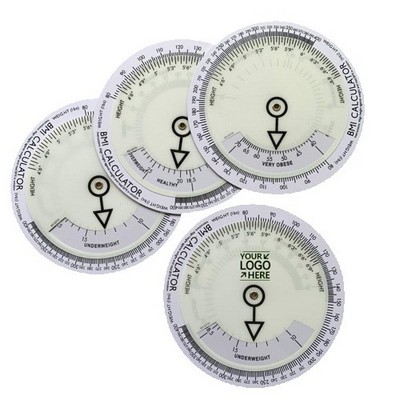 6'' Dia Body Mass Index Wheel Calculator 