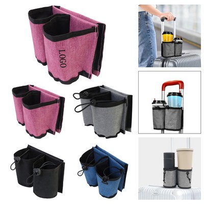 Portable Travel Luggage Cup Holder
