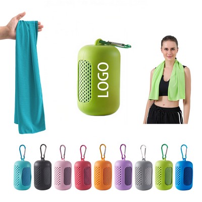 Cooling Towel And Silicone Box Set