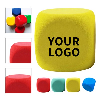 PU Foam Stress Cube 2.4"