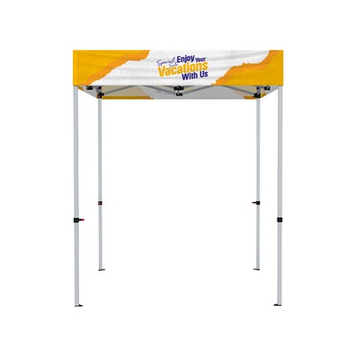 6' Aluminum Canopy Tent - Sustainable Tent Fabric (Topper Only)
