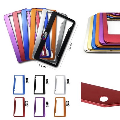 Full Color Metal License Plate Frames(Ocean)