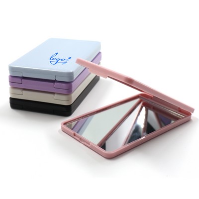 Square Plastic Folding Compact Mirror