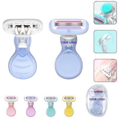 5-Blade Travel Essentials Razor with Case for Women