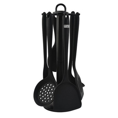 6pcs Silicone Kitchen Utensil Set with Holder