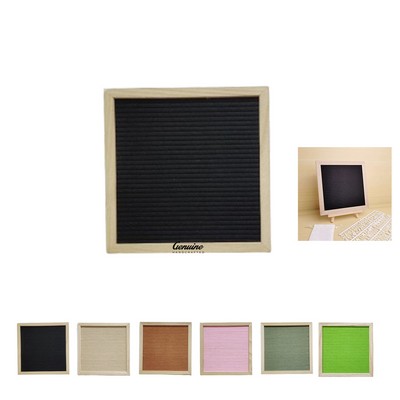 Felt Letter Board with Wooden Tripod