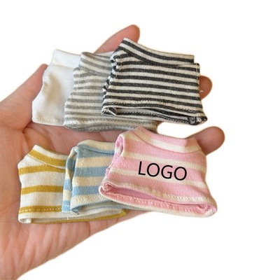 Doll Elastic Striped Vest