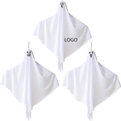 Halloween White Hanging Ghost Venue Decoration Props