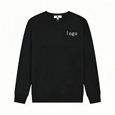 Men's Embroidered Pullover Hoodie for Spring Fall Wear