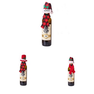 Cute Christmas Wine Bottle
