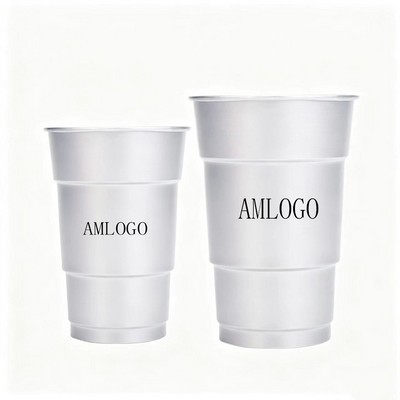 Reusable 16 Oz Aluminum Stadium Party Beer Mug