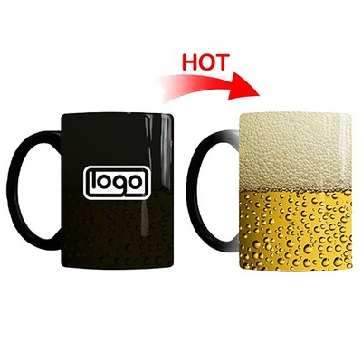11oz Color-Changing Ceramic Mug – Thermosensitive Design