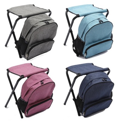 Backpack and Portable Folding Chair
