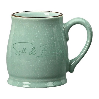 16oz. Colored Trim Spokane Barrel Mug