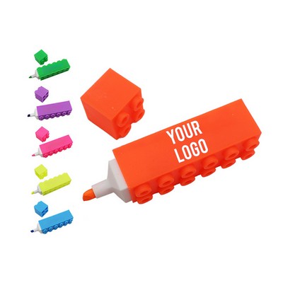 Building Block Shaped Highlighter