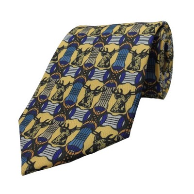 100%Polyester dye sublimated Tie