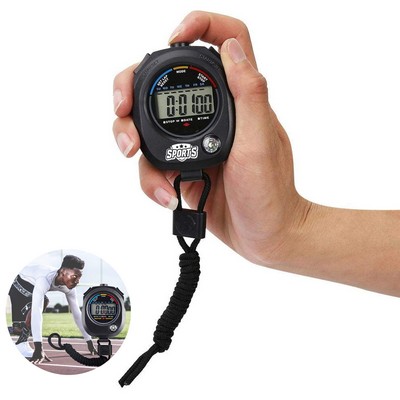 1/100 Second Multi-Function Sport Stopwatch Timer