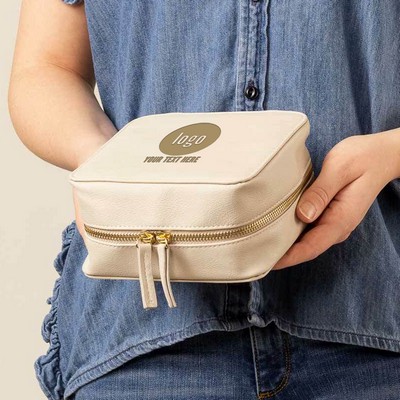 Personalized Corporate Logo Vegan Leather Tech Case